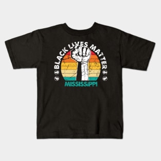 Mississippi black lives matter political protest Kids T-Shirt